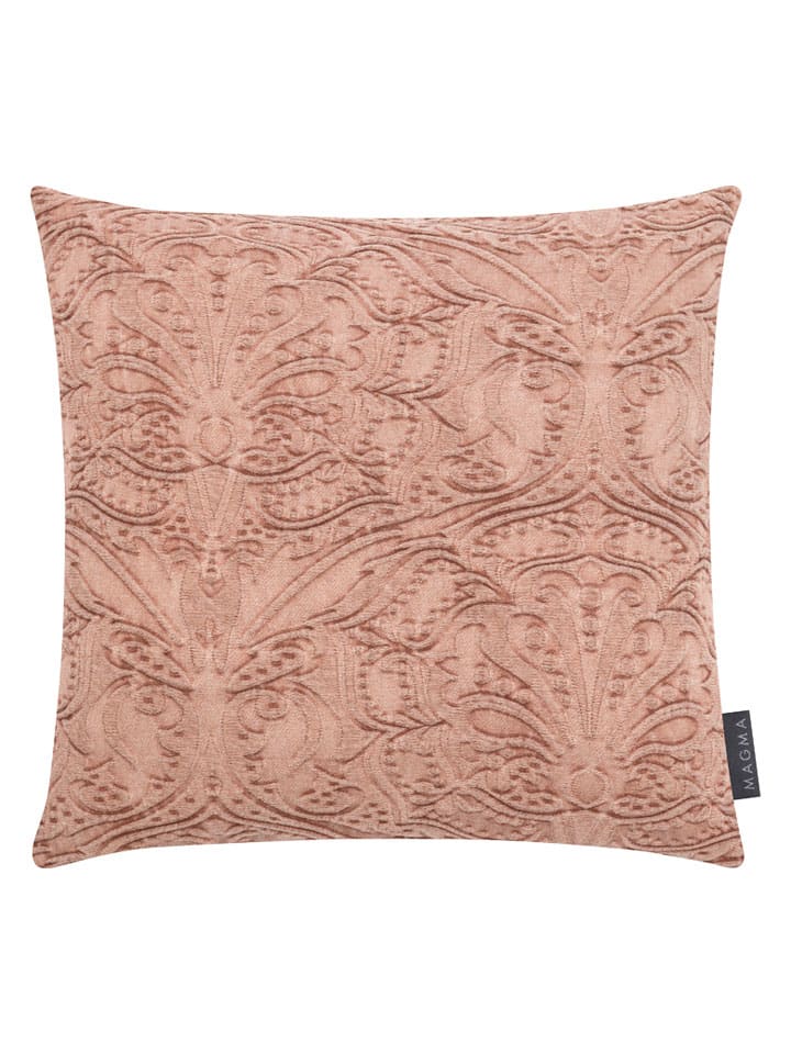 Kissenhülle "Levelin" in Rosa - (L)40 x (B)40 cm