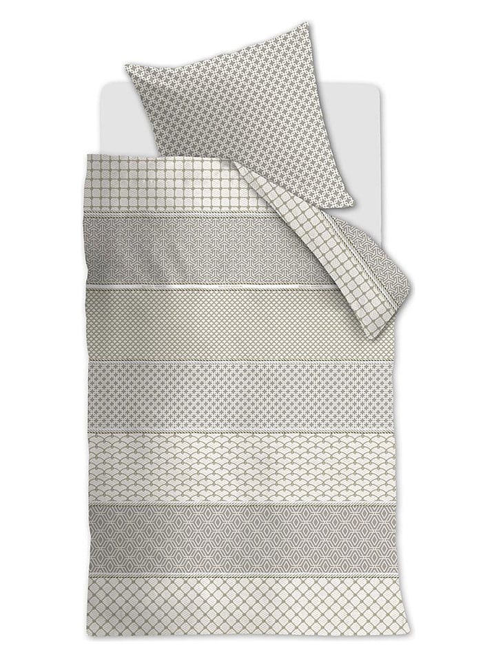 Bettwäsche-Set "Ropes" in Taupe