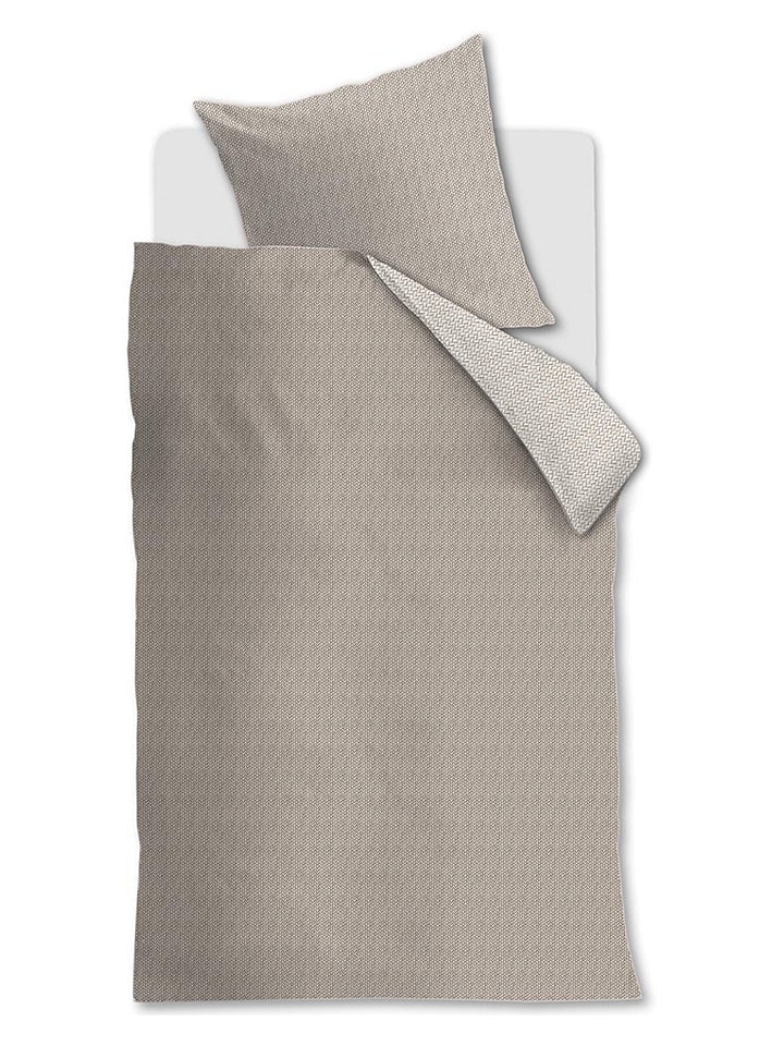 Beddengoedset "Twisted" beige