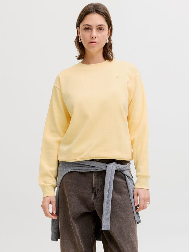 Sweatshirt in Gelb