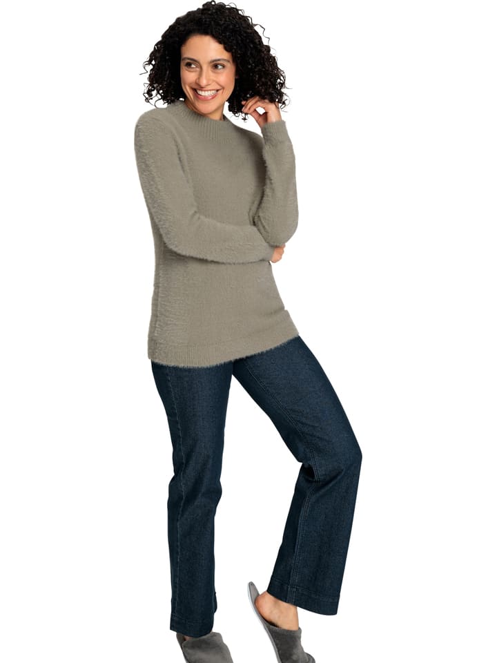 Sweter w kolorze khaki