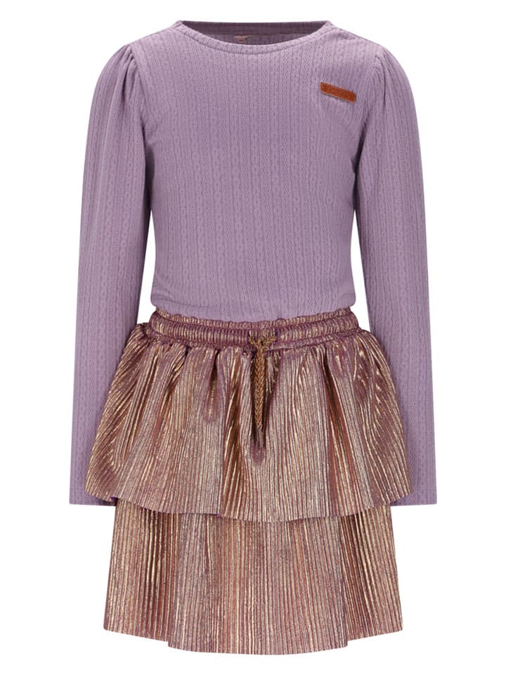 Jurk "Moran" lila/roségoudkleurig