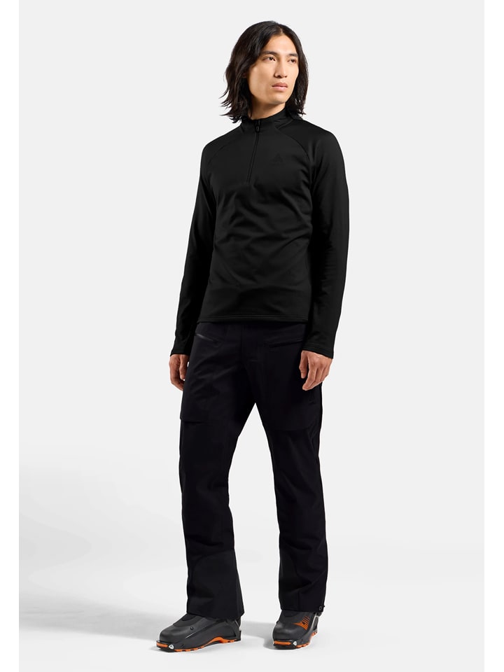 Fleecepullover "Essential Light" in Schwarz