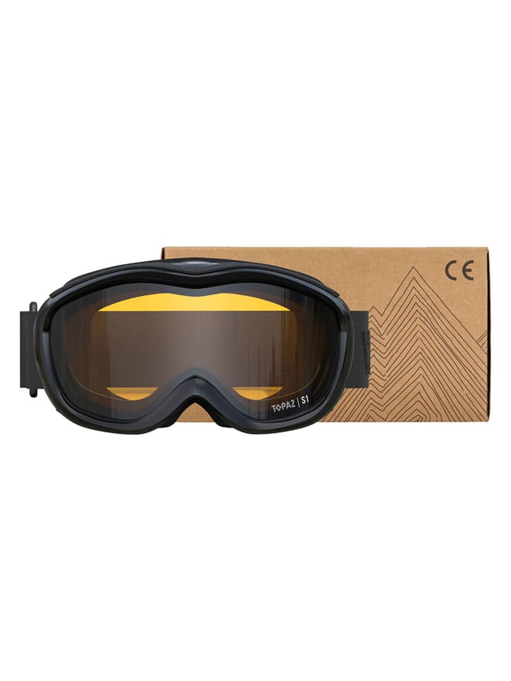 Ski-/ Snowboard-Brille "Mauga" in Schwarz