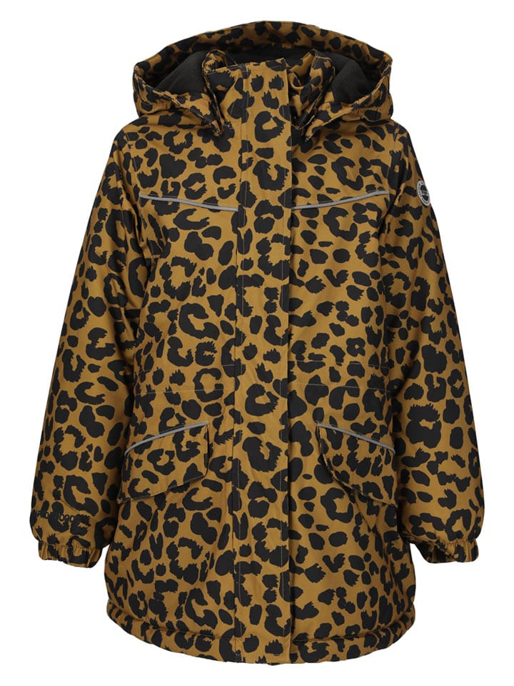Parka "Angelina" in Hellbraun/ Schwarz