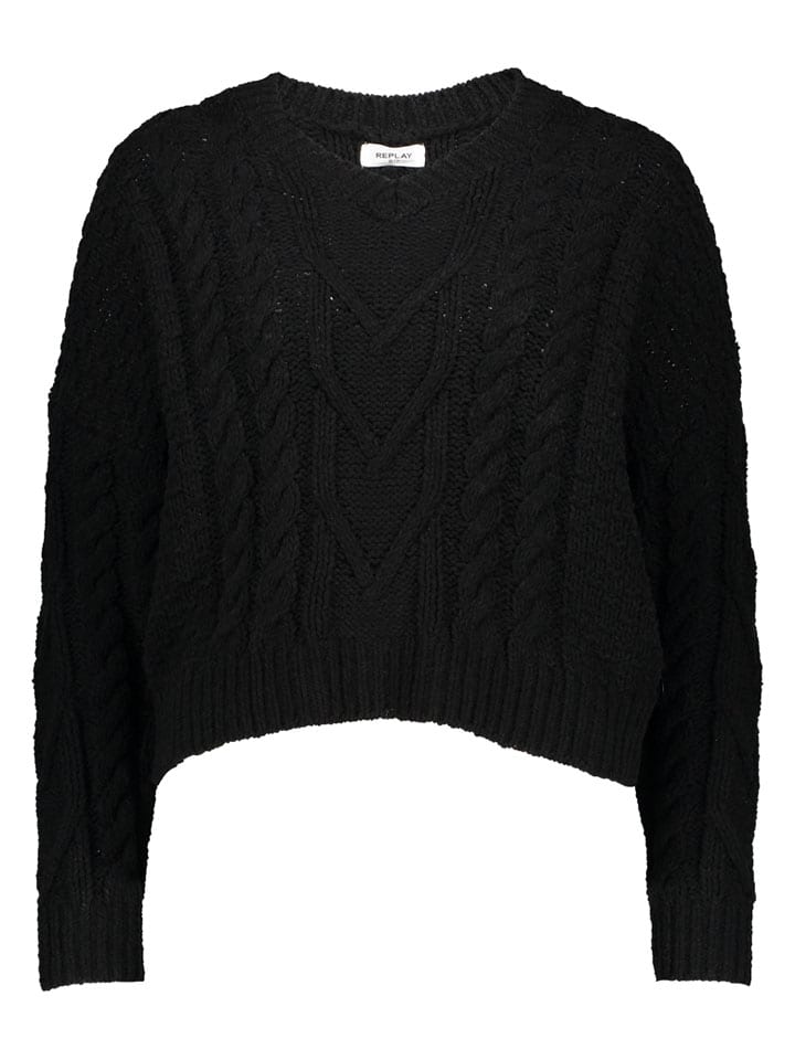 Sweter w kolorze czarnym