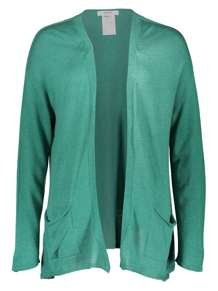 Cardigan in Grün