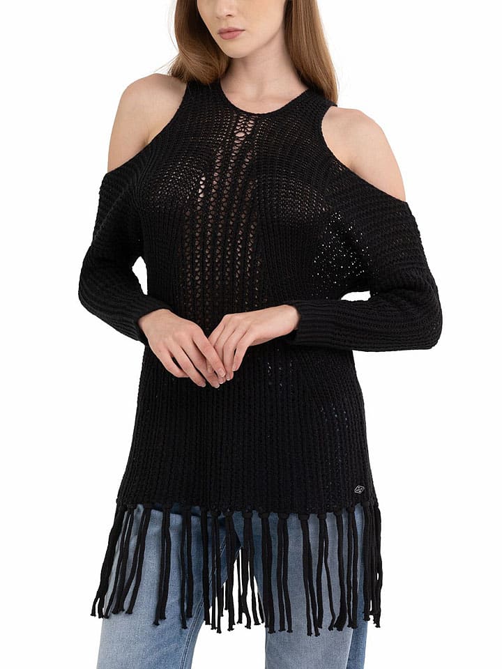 Sweter w kolorze czarnym