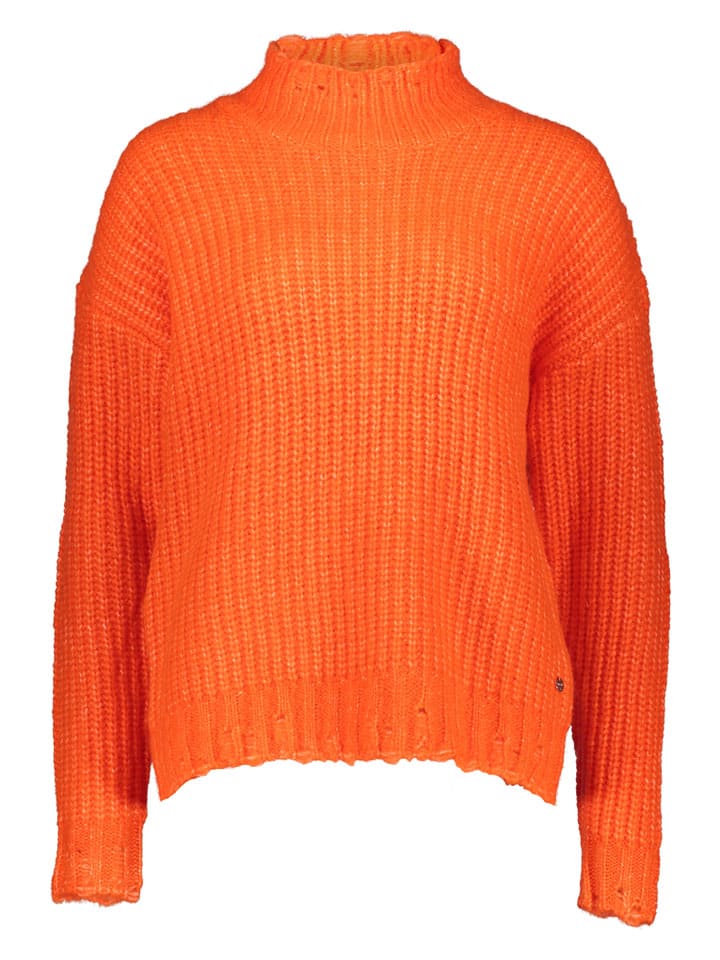 Sweter w kolorze pomarańczowym