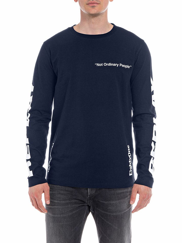 Longsleeve donkerblauw
