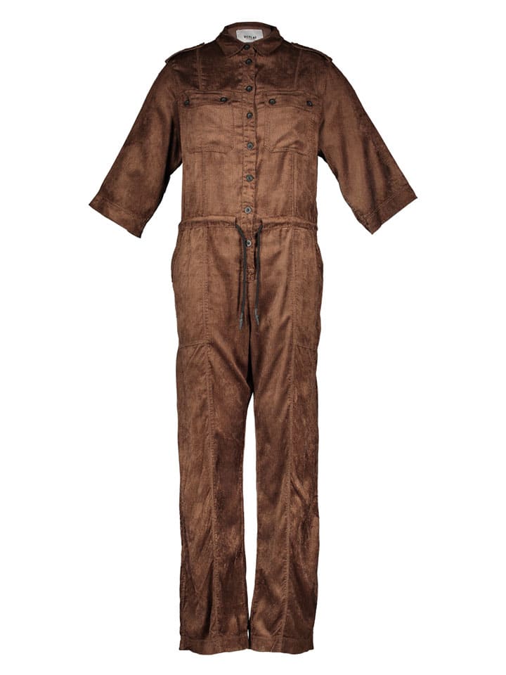 Jumpsuit in Hellbraun