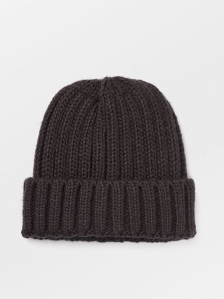 Czapka beanie w kolorze ciemnobrązowym