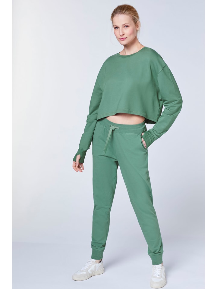 Sweatshirt in Grün