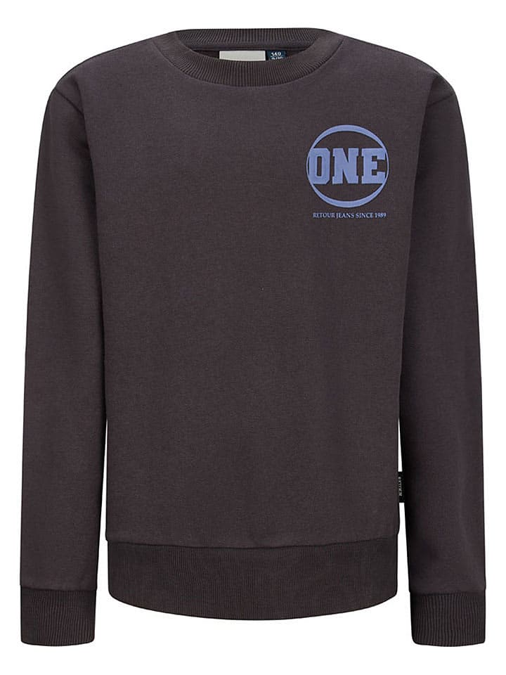 Sweatshirt "Joshua" in Anthrazit