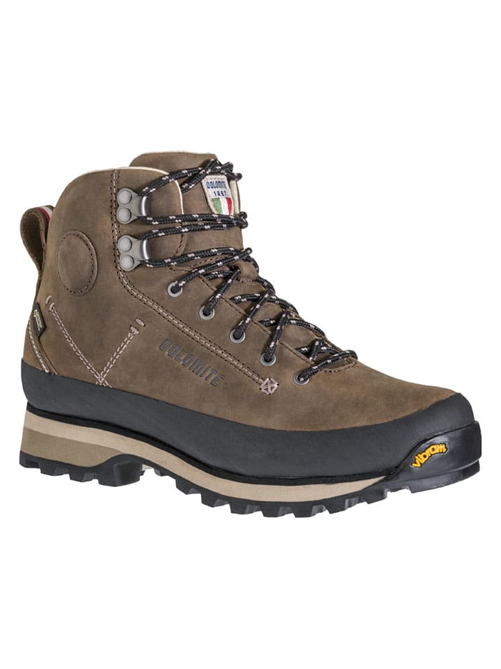 Skórzane botki trekkingowe "54 Trek GTX" w kolorze jasnobrązowym