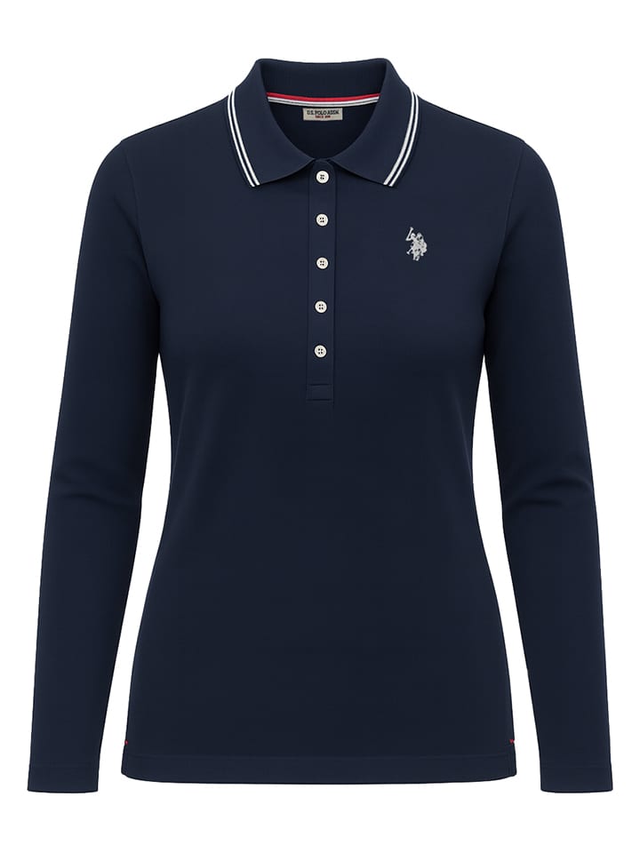 Koszulka polo w kolorze granatowym