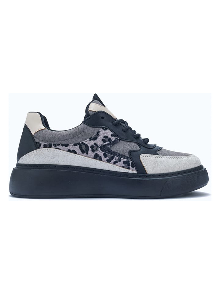 Sneakers grijs/zwart
