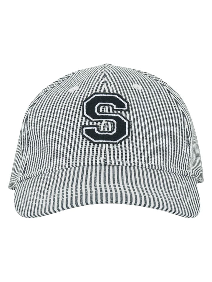 Cap in Schwarz/ Weiß