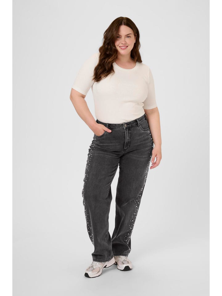 Spijkerbroek "Petri" - comfort fit - antraciet