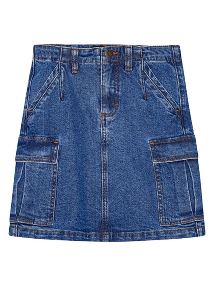Spijkerrok blauw