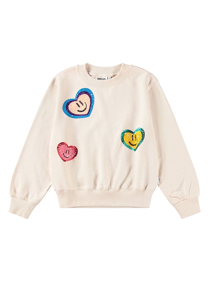 Sweatshirt in Beige