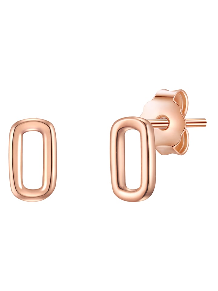 Rosévergold. Ohrstecker