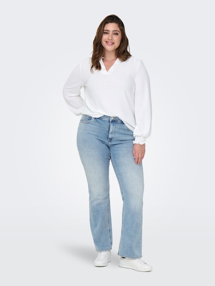 Dżinsy - Slim fit - w kolorze błękitnym