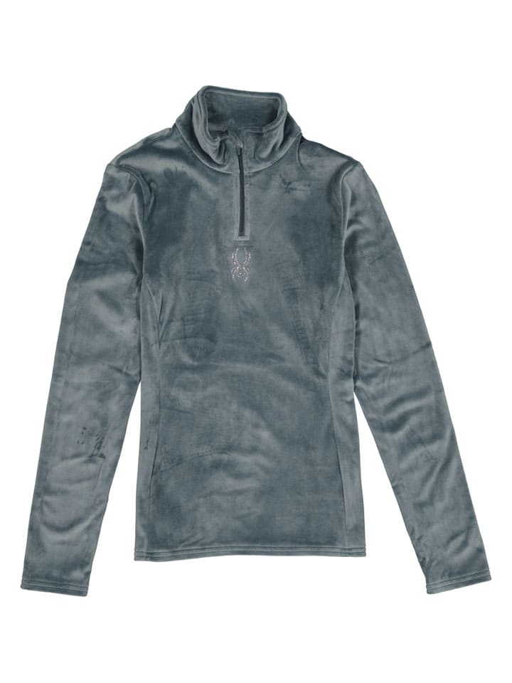 Fleecepullover "Shimmer" in Grau