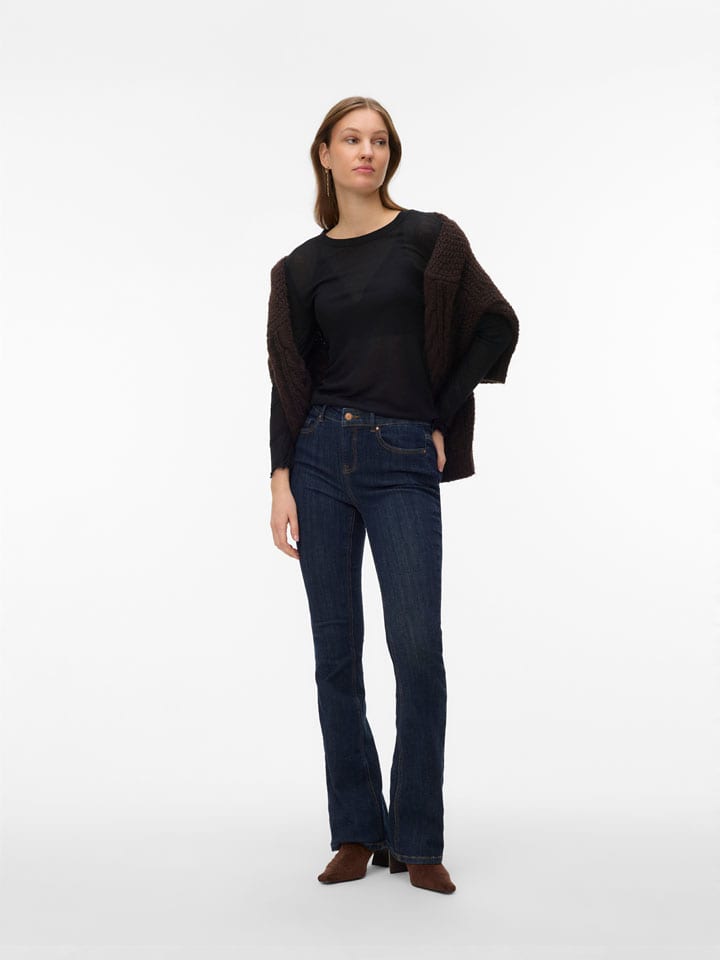 Longsleeve in Schwarz