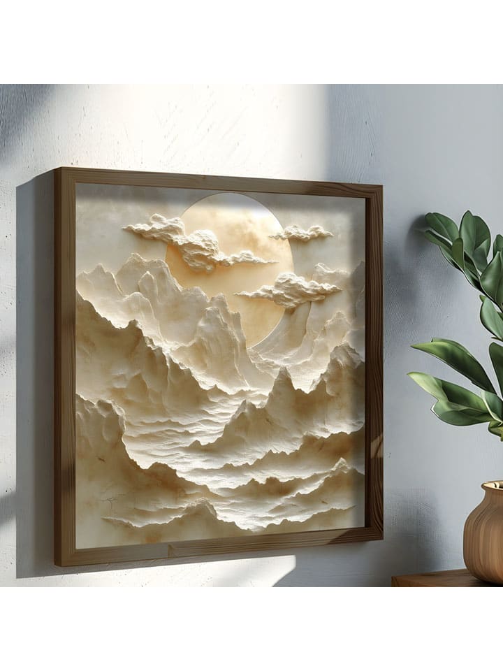 Druk artystyczny w ramce - 50 x 50 cm