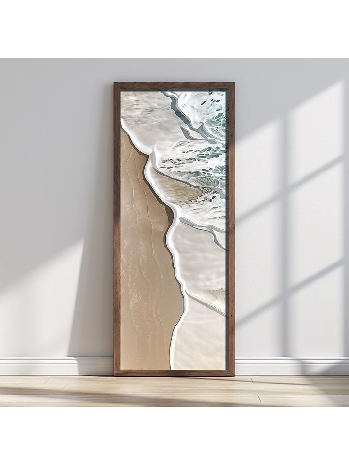 Gerahmter Kunstdruck - (B)40 x (H)120 cm