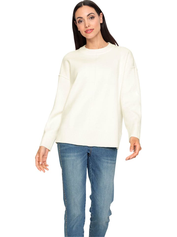 Sweter w kolorze kremowym