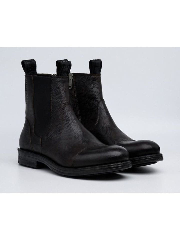 Leder-Boots in Braun