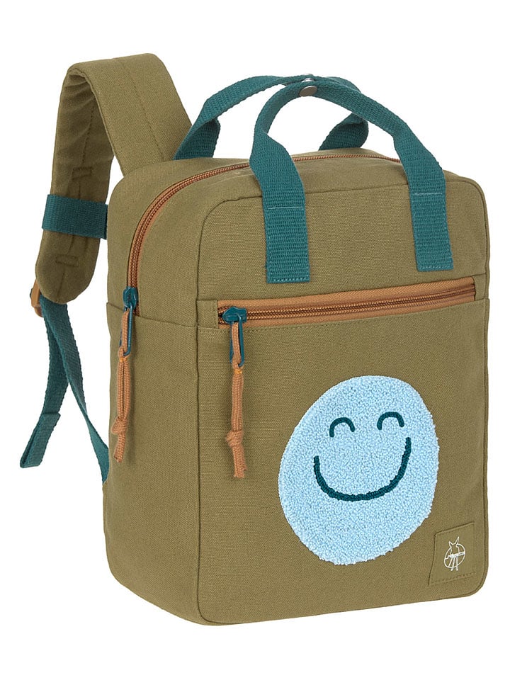 Rucksack "Little One & Me" in Khaki - (L)20,5 x (B)10,5 x (H)26 cm