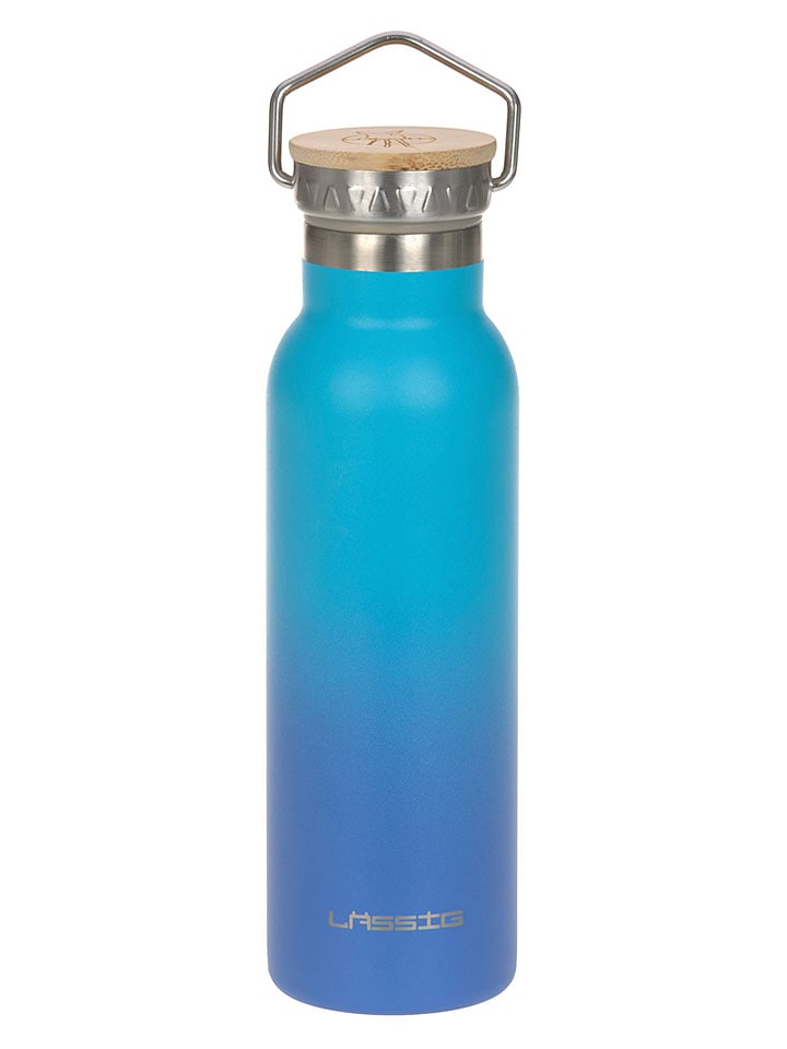 Roestvrijstalen drinkfles "Unique" blauw - 460 ml