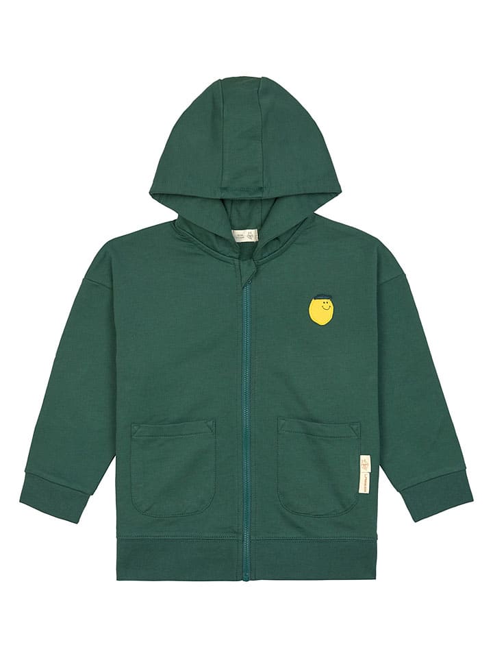 Sweatjacke in Grün
