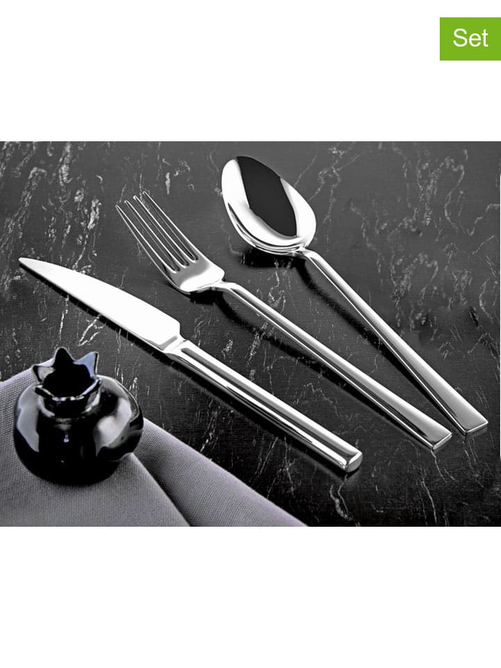 36tlg. Besteck-Set in Silber