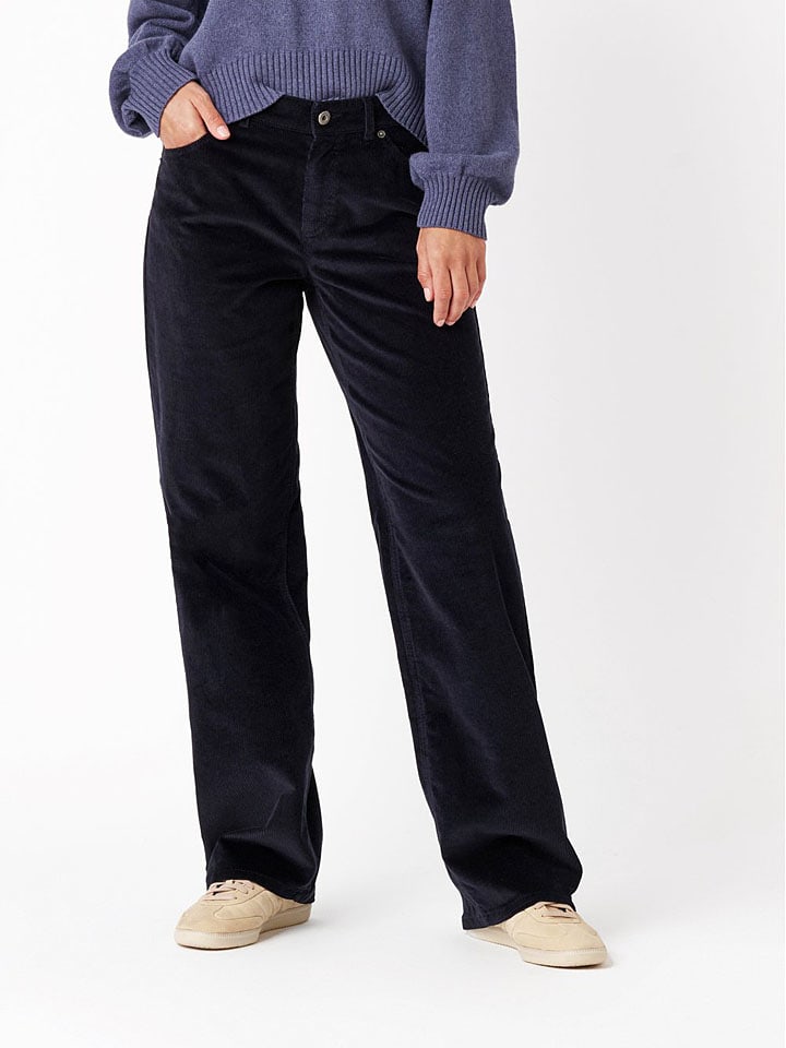 Cordhose in Dunkelblau