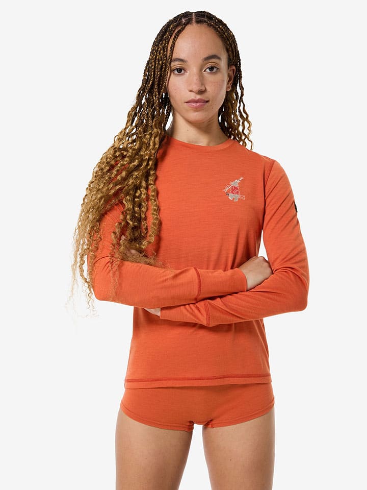 Funktionslongsleeve "Tundra175 Bunny" in Orange