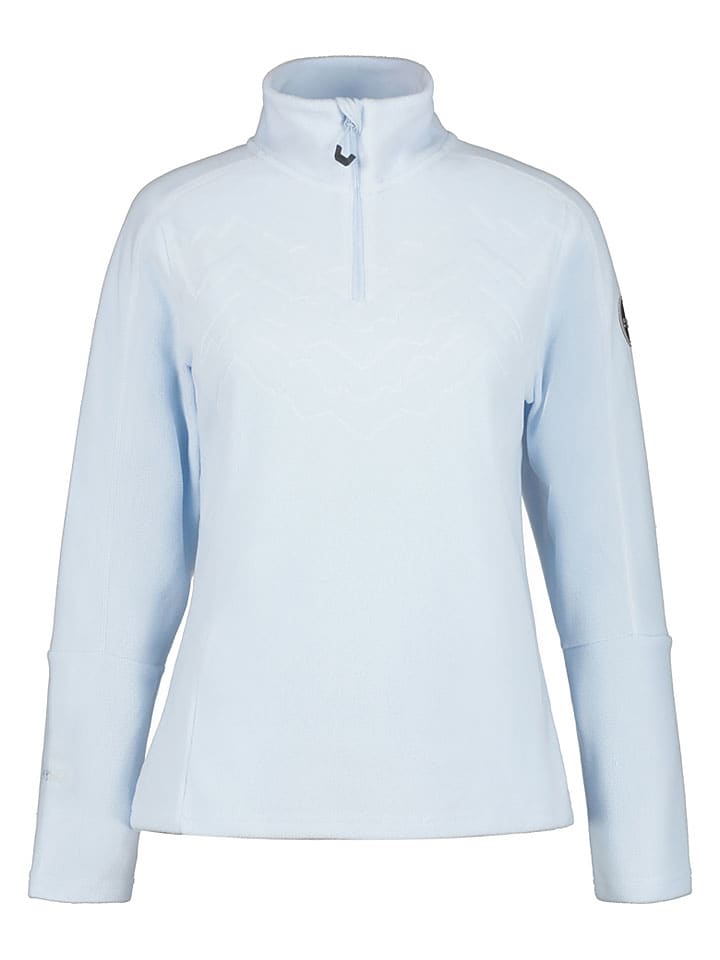 Fleece trui "Fults" lichtblauw