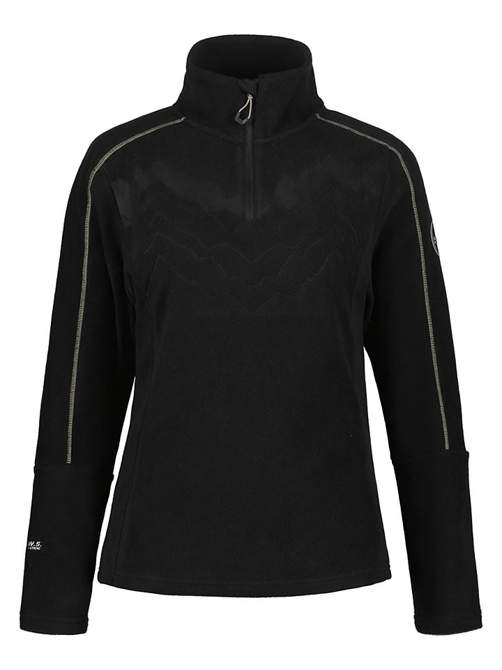 Bluza polarowa "Fults" w kolorze czarnym