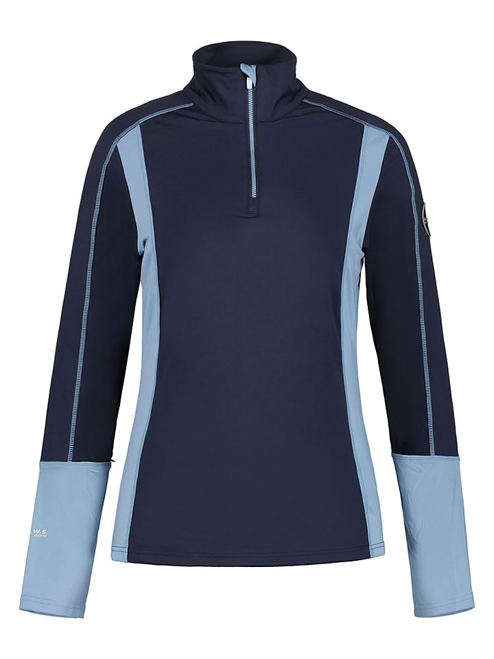Functionele longsleeve "Fairbault" donkerblauw/blauw