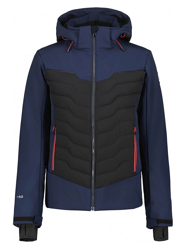 Ski-/ Snowboardjacke "Fremont" in Dunkelblau/ Schwarz