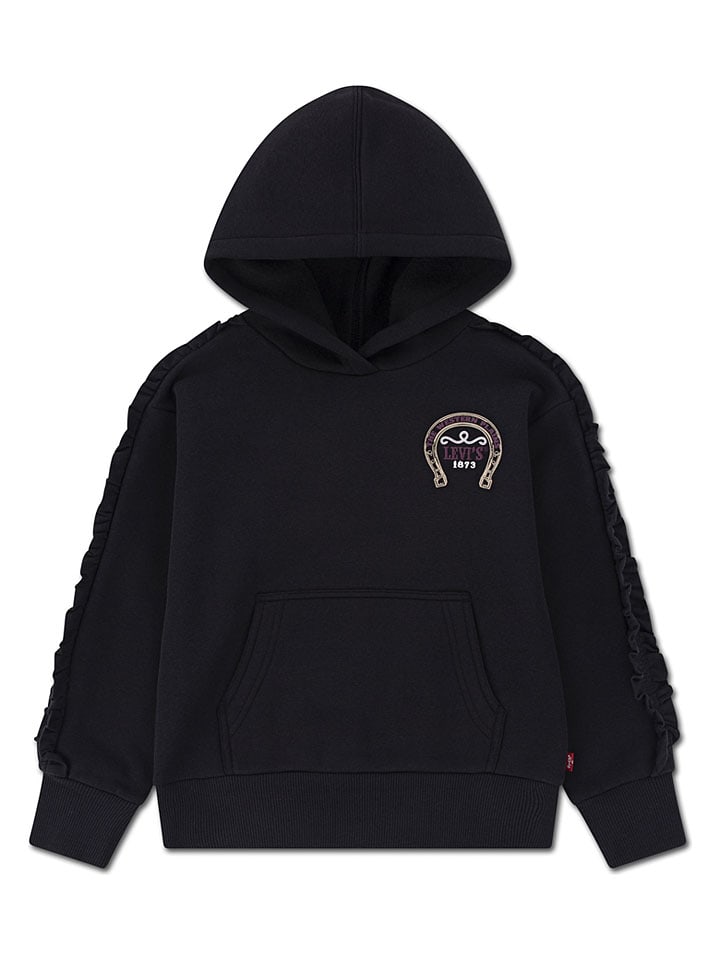 Hoodie in Schwarz