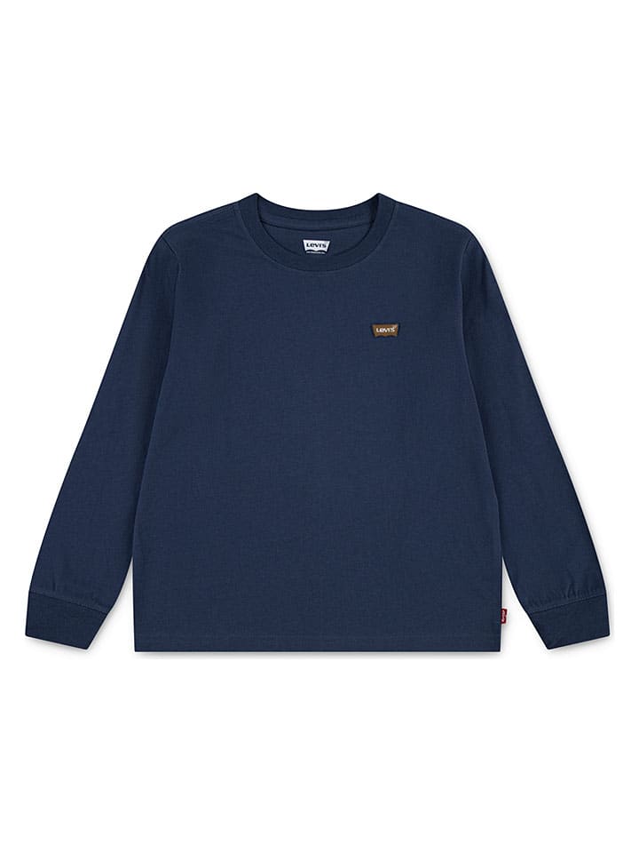 Longsleeve in Dunkelblau