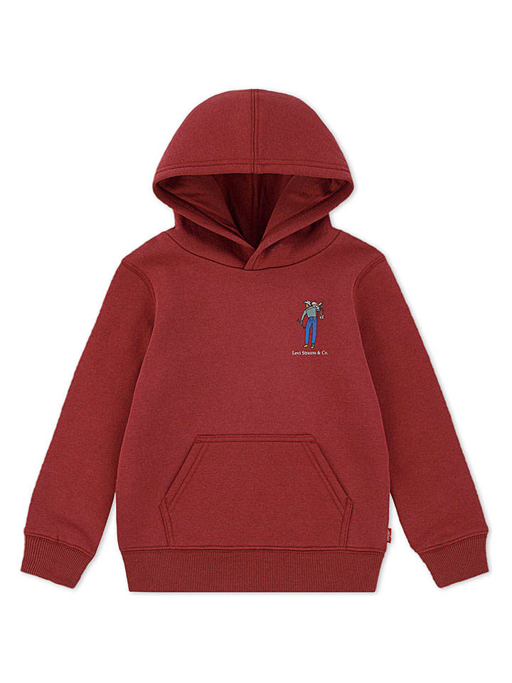 Hoodie in Rot