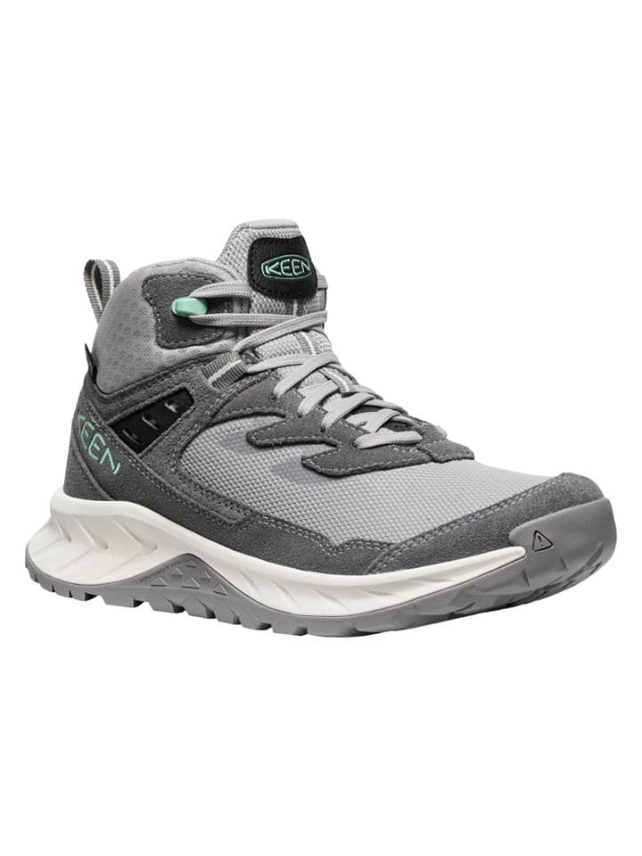 Skórzane buty trekkingowe "Hightrail Mid" w kolorze szarym