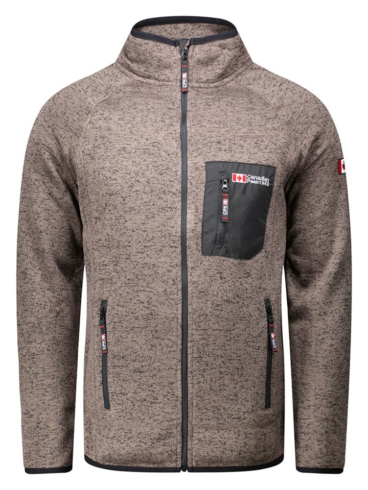 Fleece vest "Titleak" beige
