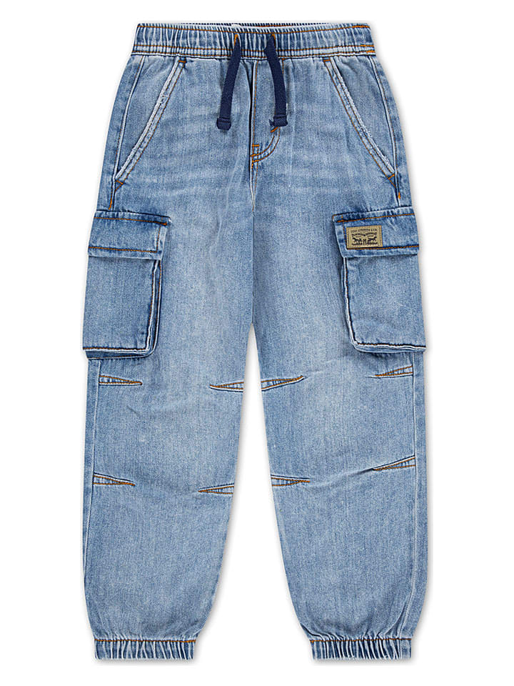 Cargojeans in Hellblau