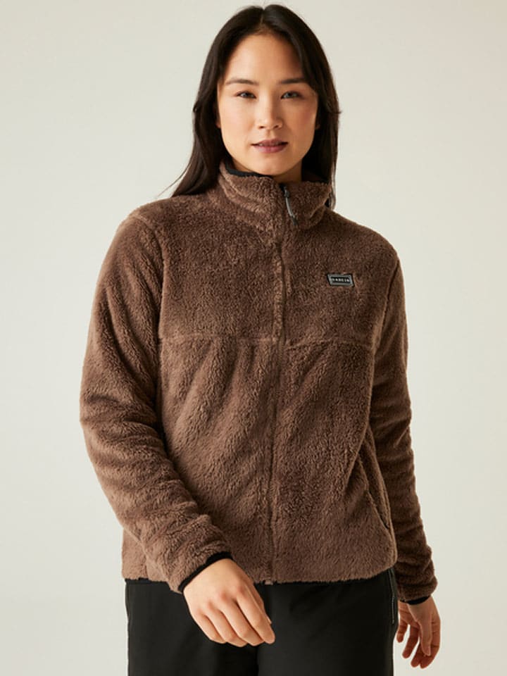 Fleece vest "Gnarly" lichtbruin